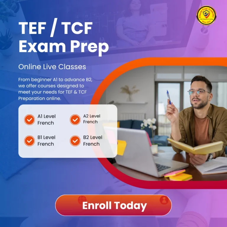 TEF & TCF Preparation Online for canada PR